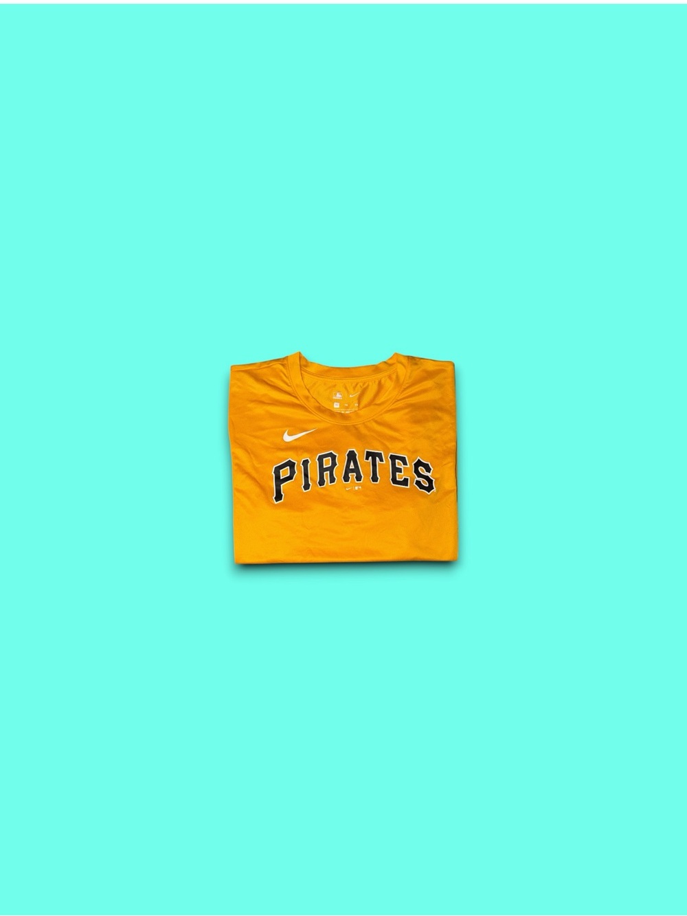 Pittsburgh Pirates nike team MLB baseball shirt yellow mens XL